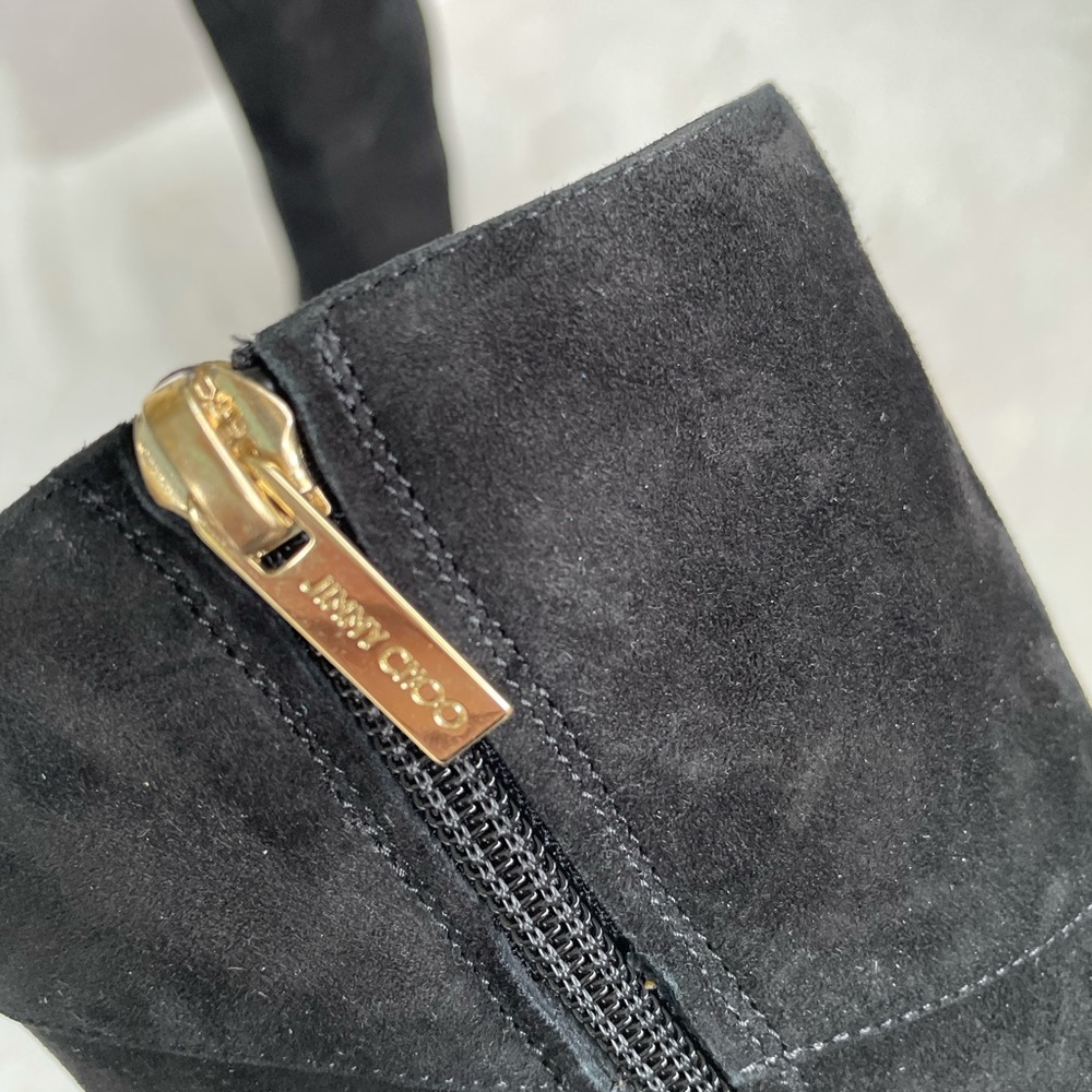 🔶NIB Jimmy Choo Marcia 80 Suede Ankle Boot - Picture 9 of 14